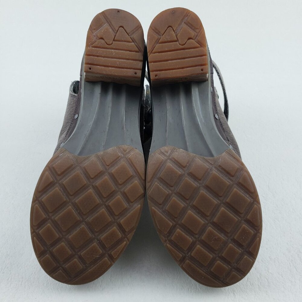 Chaco Cataluna Clog Womens 11 Nickel Gray Studded Leather Comfort Boho Bootie - Picture 14 of 16